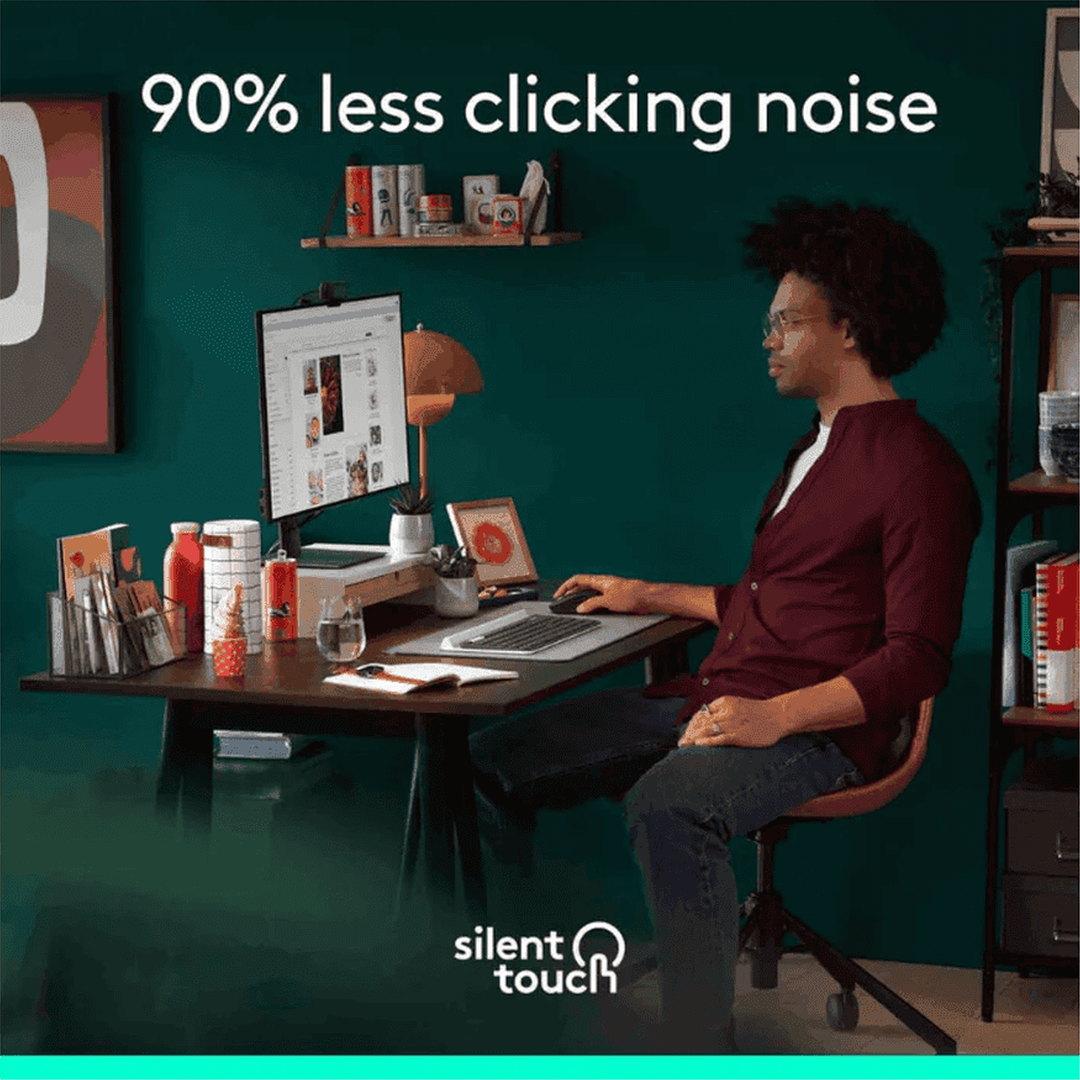 Logitech M650 Wireless Mouse - Ergonomic Design & Long Battery Life - Blue Orbit Computer Trading LLC