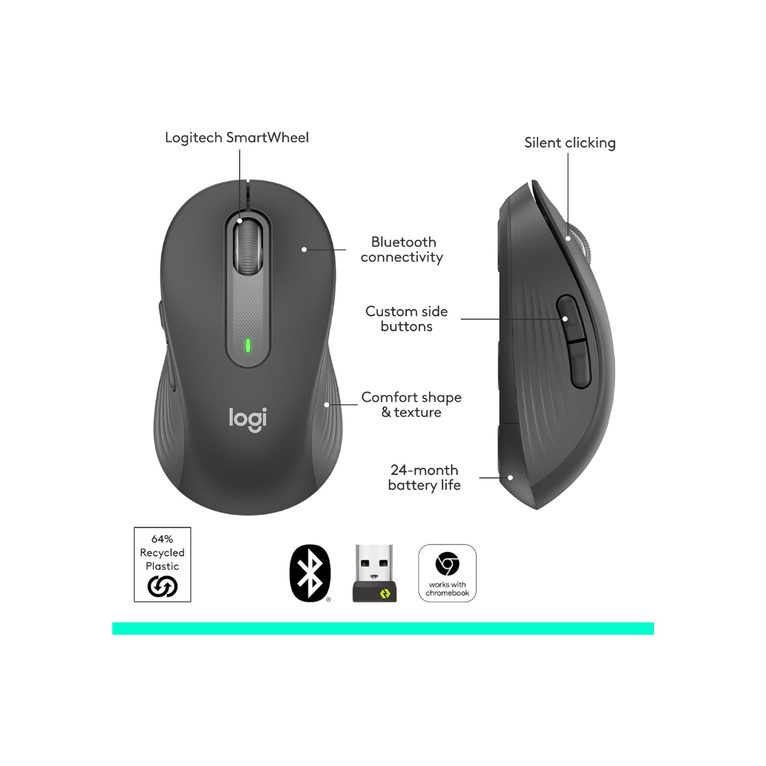 Logitech M650 | Wireless Mouse
