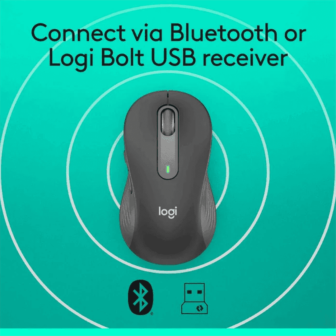 Logitech M650 Wireless Mouse - Ergonomic Design & Long Battery Life - Blue Orbit Computer Trading LLC