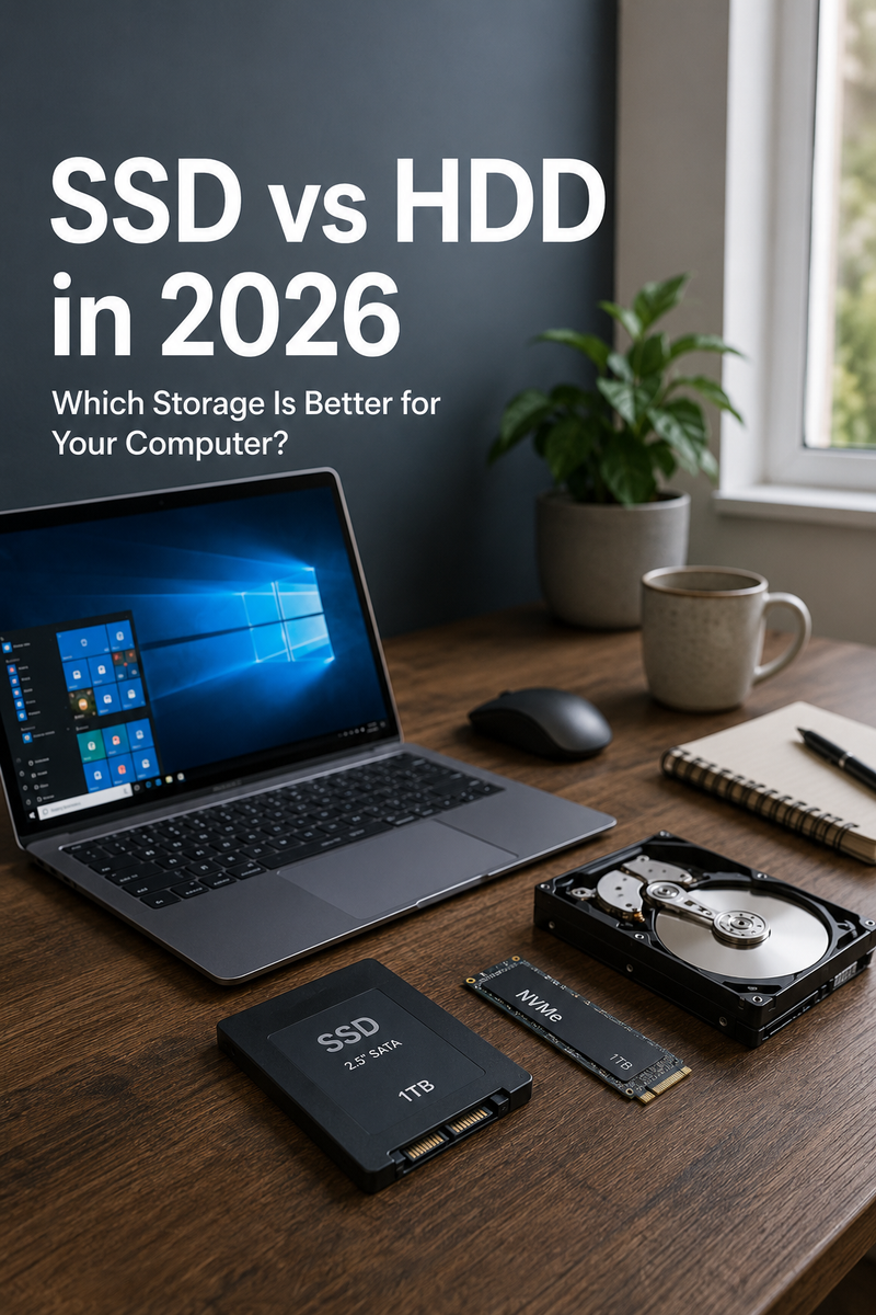 SSD vs HDD in 2026: Which Storage Is Better for Your Computer?