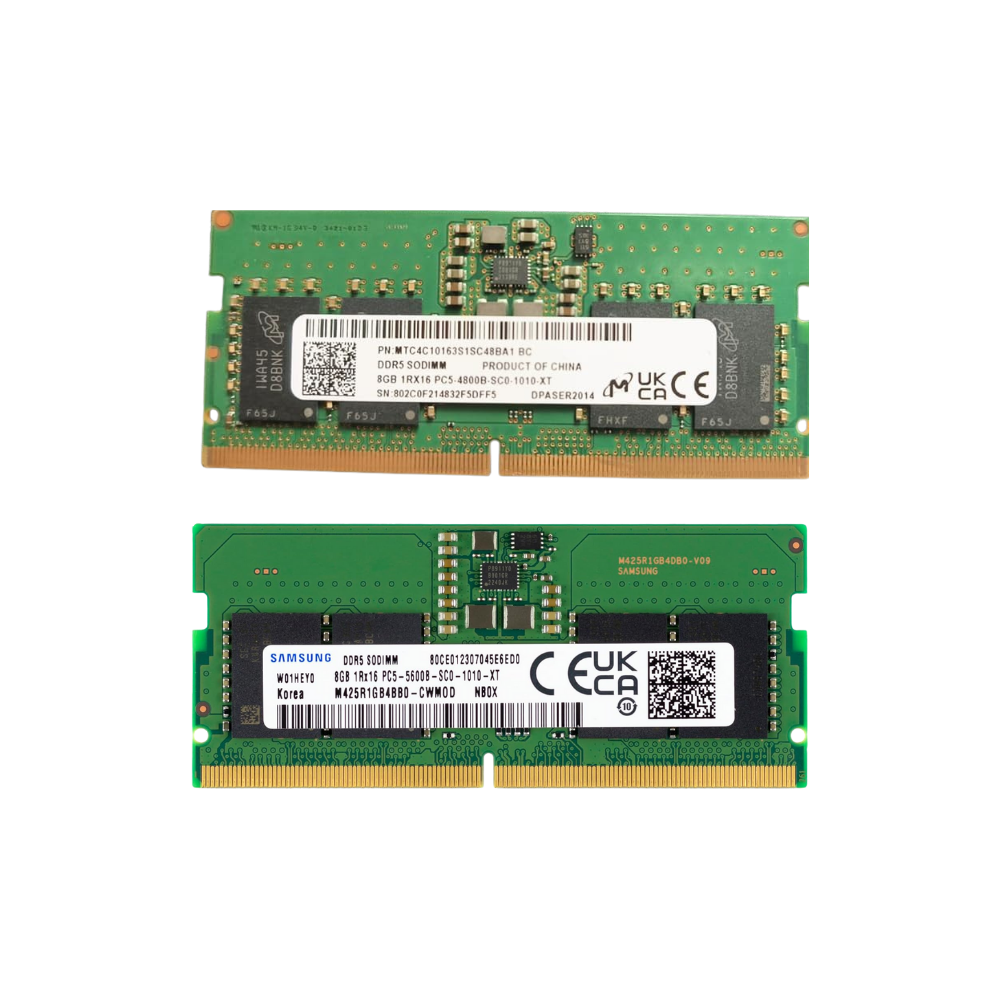 Samsung & Micron RAM Bundle | 8GB | DDR5 (PC5-4800B)