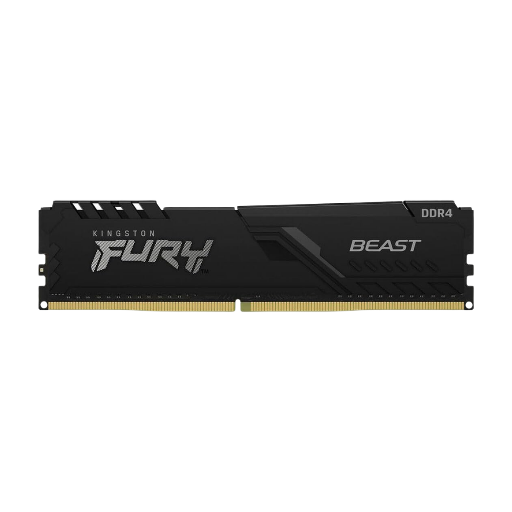ذاكرة وصول عشوائي (RAM) للكمبيوتر المكتبي HyperX Fury 16GB DDR4 3200MHz بدون إضاءة RGB