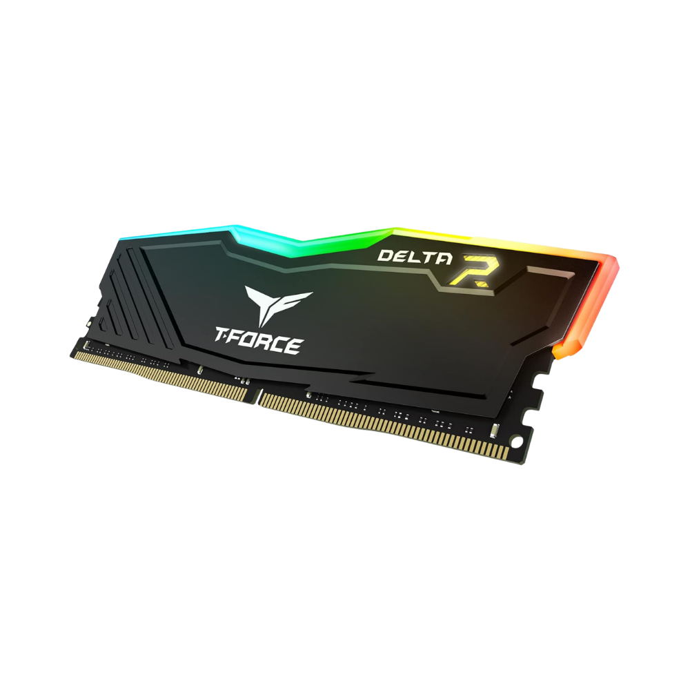 TeamGroup T-Force Delta 16GB (2x8GB) DDR4 3600MHz Desktop RAM | RGB Black