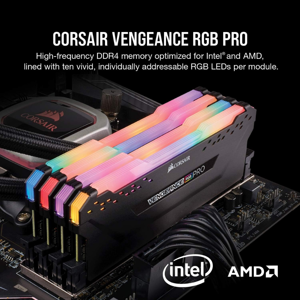 Corsair Vengeance Pro 16GB (2x8GB) DDR4 3200MHz Desktop RAM | RGB