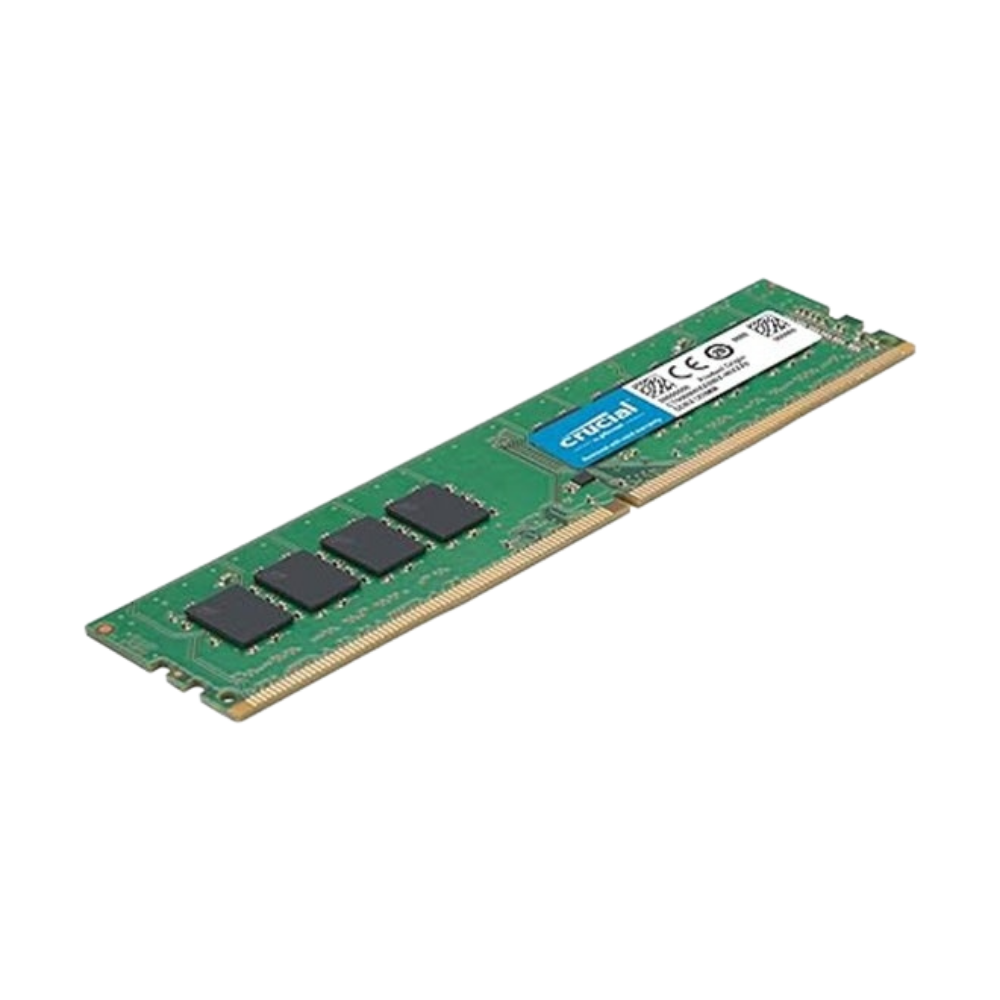 ذاكرة وصول عشوائي (RAM) Crucial Basics سعة 16 جيجابايت DDR4 بتردد 3200 ميجاهرتز لسطح المكتب بدون إضاءة RGB