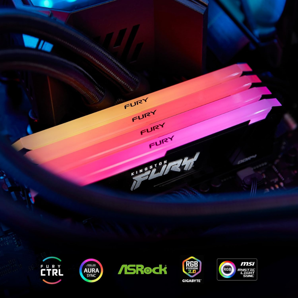 HyperX Fury 32GB DDR4 3200MHz RGB Desktop RAM Kit UAE