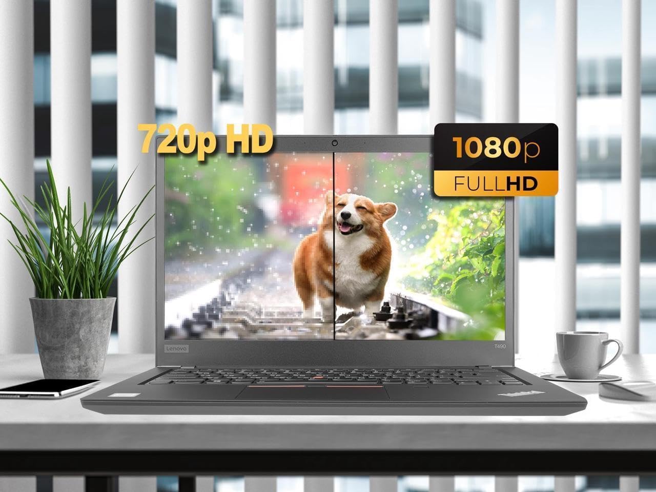 Lenovo T490 Business Laptop 14" FHD